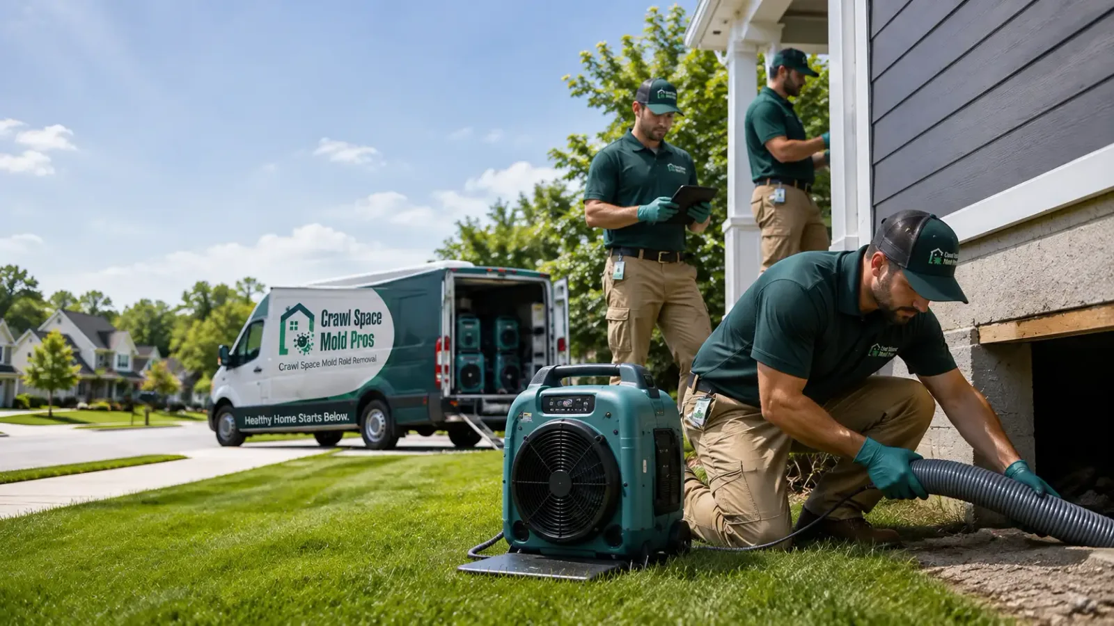 Crawl Space Mold Removal in Thornton, NH